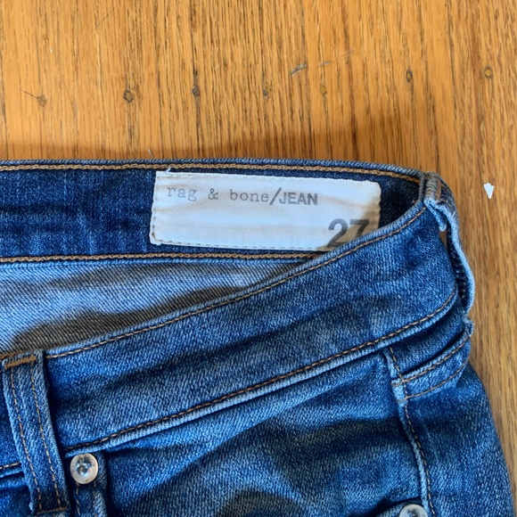 Mid rise, boyfriend fit, rag and bone jeans. - Picture 8 of 8